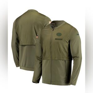 Green Bay Packers Salute To Service Zip Windbreaker Jacket- NIKE